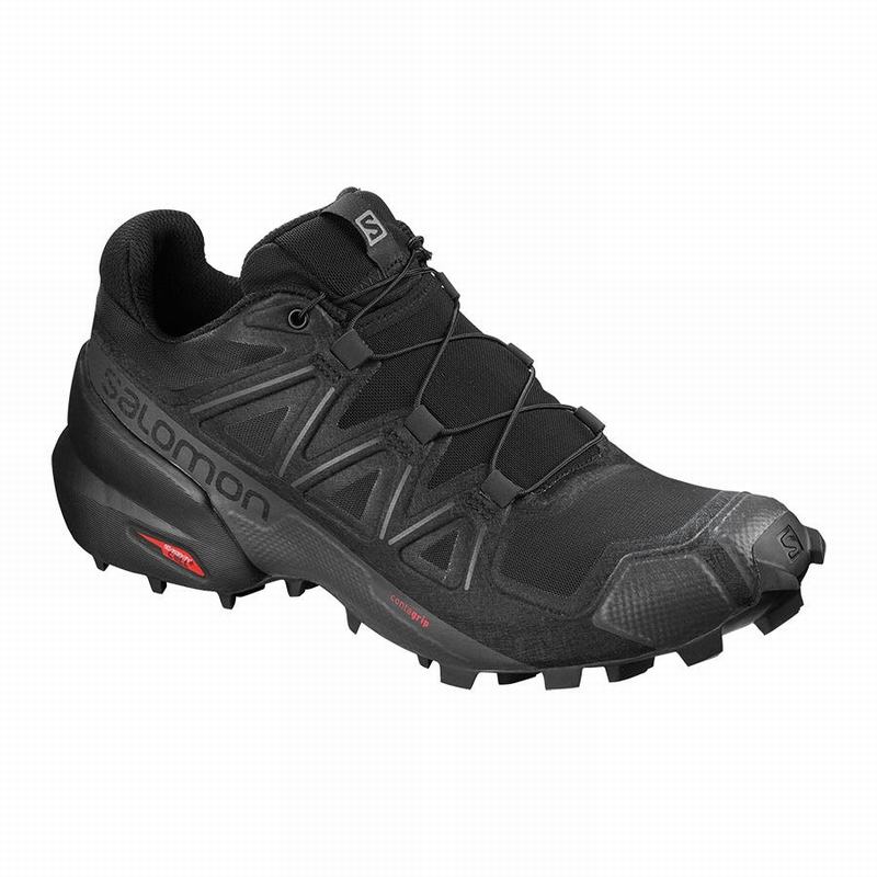 Salomon SPEEDCROSS 5 Zapatillas Trail Running Mujer - Negras - Colombia (58301-CZBN)